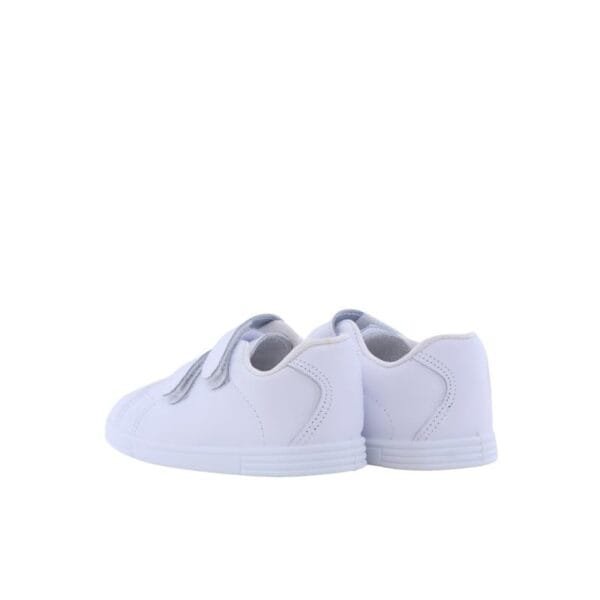 Escoolers Zapatilla Colegial Deportiva Unisex de Piel Blanca - Comodidad y Estilo - Imagen 5