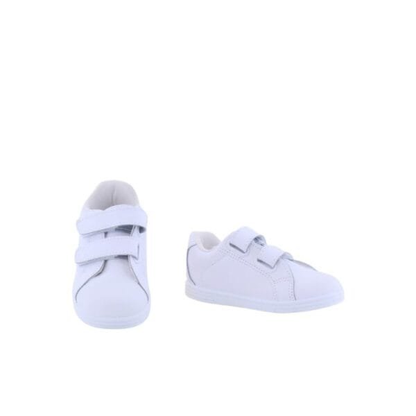 Escoolers Zapatilla Colegial Deportiva Unisex de Piel Blanca - Comodidad y Estilo - Imagen 3