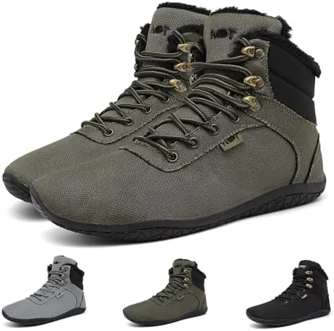 Geweo Botas Unisex Barefoot: Antideslizantes y Cómodas para Invierno