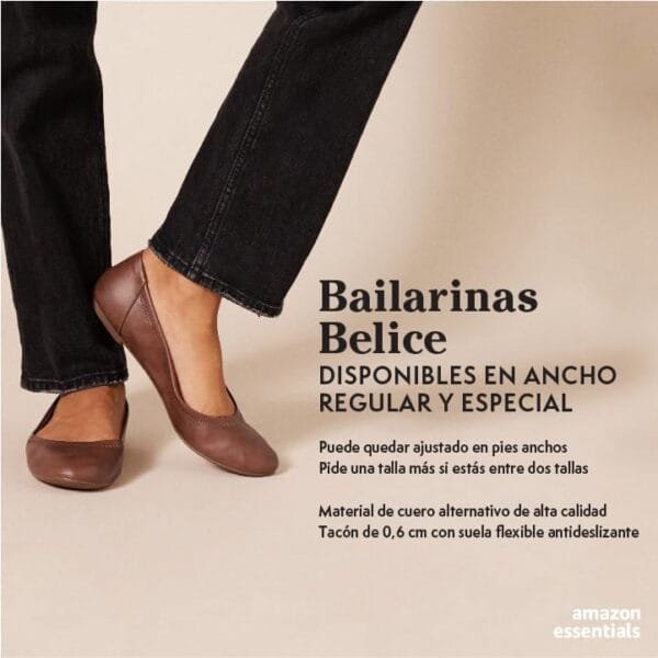 Amazon Essentials Bailarinas Belice Mujer: Elegancia y Comodidad para Cada Paso - Imagen 3