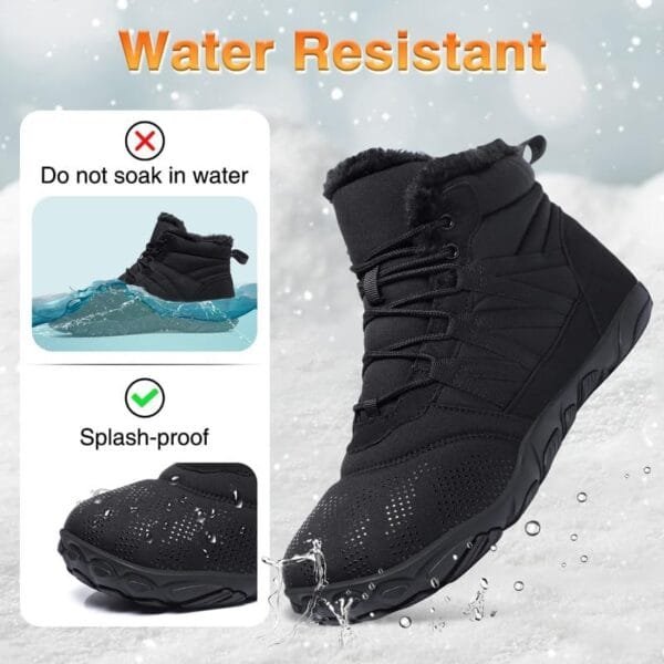 Botas de Nieve Barefoot Unisex: Cálidas, Resistentes al Agua y Antideslizantes - Imagen 5